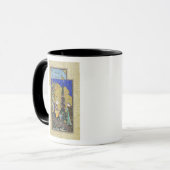 Mug Deux amants dans un verger fleurissant (Devant gauche)