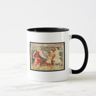 Mug Deux Amazone dans le combat avec un Grec