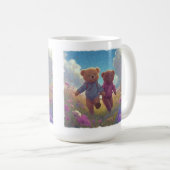 Mug Deux amis nounours mignons (Devant droit)