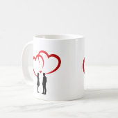 Mug Deux Amoureux (Devant gauche)