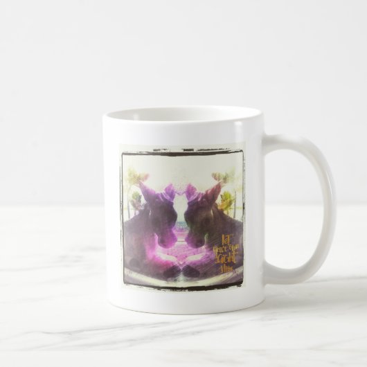 Mug Deux ânes laissent briller votre lumière (Droite)