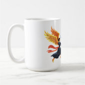 Mug Deux anges avec une grande épée avec des ailes ouv (Gauche)
