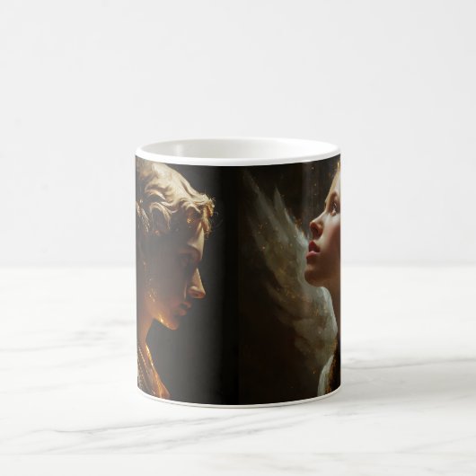 Mug Deux Anges Romantiques (Centre)