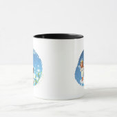 Mug Deux anges se reposant sur les nuages (Centre)