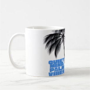 Mug Deux arbres palmés Art mural Minimaliste tropica