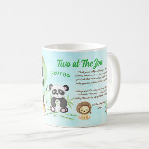 Mug Deux au code barre Instagram d'anniversaire des en