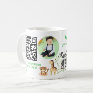 Mug Deux au code barre Instagram pour l'anniversaire d