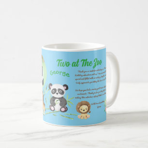 Mug Deux au code barre Instagram pour l'anniversaire d