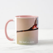 Mug Deux Belles fleurs japonaises d'abricot (Gauche)