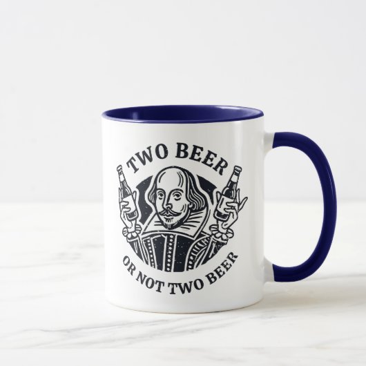 Mug Deux Bières Ou Pas Deux Bières (Droite)