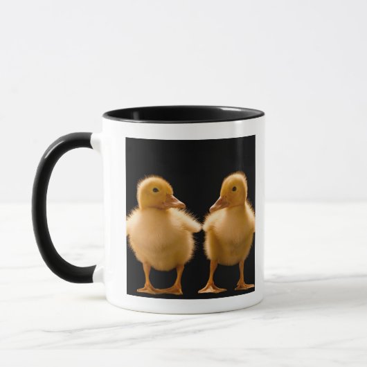 Mug Deux canetons regardant un un autre (Gauche)