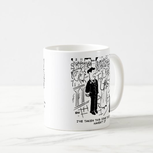 Mug Deux Caricatures À Thème Mariage. (Devant droit)