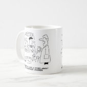 Mug Deux caricatures de jeunes médecins (Devant gauche)