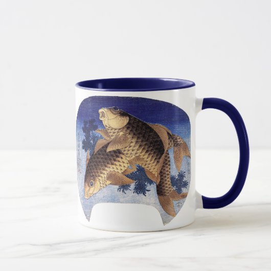 Mug Deux carpes, Hokusai (Droite)