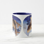 Mug Deux carpes, Hokusai (Centre)