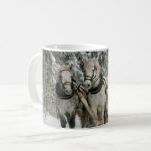 Mug Deux Chariot Blanc Forêt de Neige (Devant gauche)
