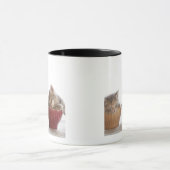 Mug Deux chatons dormant dans des cuvettes (Centre)