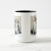 Mug Deux chatons mignons (Centre)