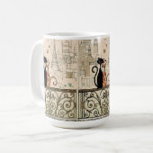 Mug Deux chats amoureux (Devant gauche)