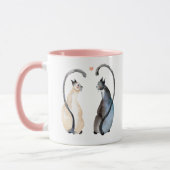 Mug Deux chats amoureux (Gauche)