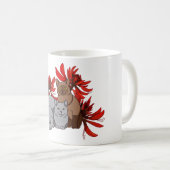 Mug Deux chats avec corail australien (Devant droit)
