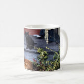Mug Deux chats dans la cour (Devant droit)