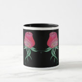 Mug Deux chats dans un Rose-Noir (Centre)