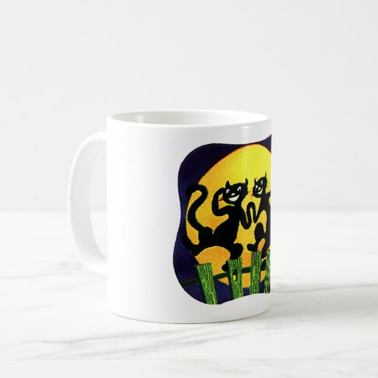 Mug Deux chats noirs (Devant gauche)