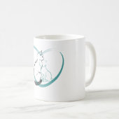 Mug Deux chats s'étreignant (Devant droit)