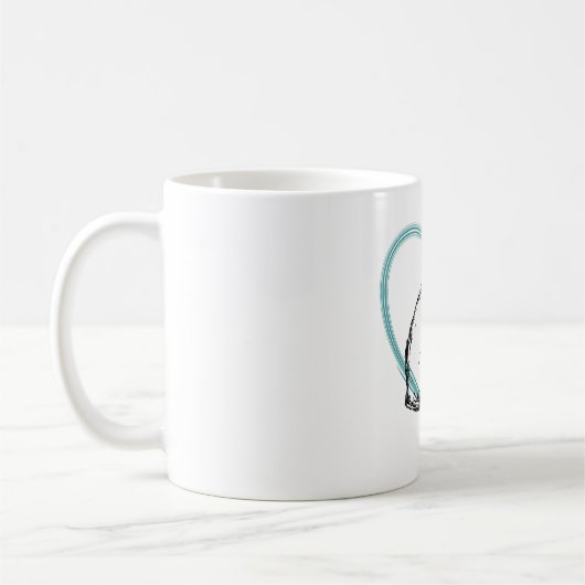 Mug Deux chats s'étreignant (Gauche)