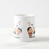 Mug Deux Chefs Cuisine - L'amour est l'ingrédient secr (Centre)