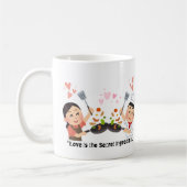Mug Deux Chefs Cuisine - L'amour est l'ingrédient secr (Gauche)