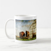 Mug Deux Chevaux Prêts Pour Le Travail (Gauche)