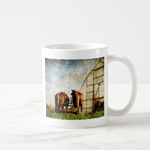 Mug Deux Chevaux Prêts Pour Le Travail