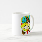 Mug deux chèvres un chaton (Devant droit)