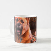 Mug Deux chiens et un chat (Devant gauche)