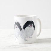 Mug Deux chiens japonais Chin (Devant droit)