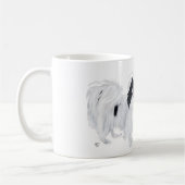 Mug Deux chiens japonais Chin (Gauche)