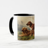 Mug Deux chiens vigilants (Devant gauche)