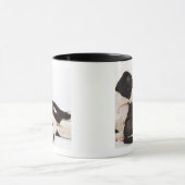 Mug Deux chiots de great dane de harlequin (Centre)