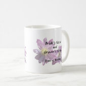 Mug Deux clématites roses (Devant droit)