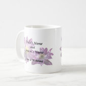 Mug Deux clématites roses (Devant gauche)