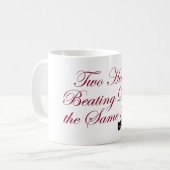 Mug Deux coeurs (Devant gauche)