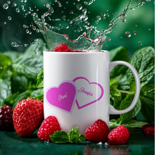 Mug Deux Cœurs Comme Un