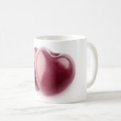 Mug Deux coeurs de cerise (Devant droit)