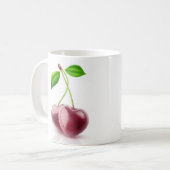 Mug Deux coeurs de cerise (Devant gauche)
