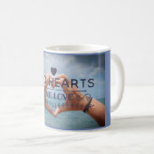 Mug Deux coeurs un amour (Devant droit)