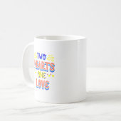 Mug deux coeurs un amour (Devant gauche)