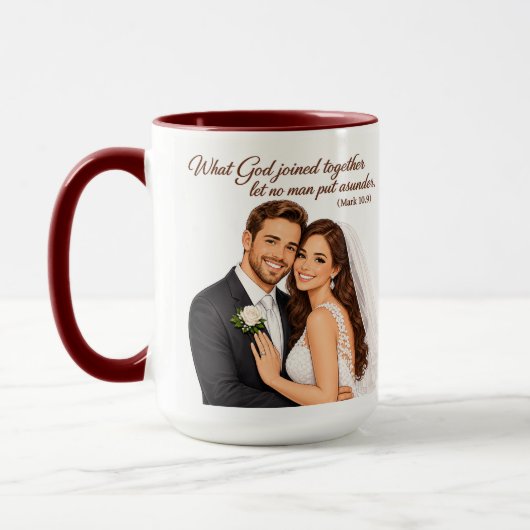 Mug Deux cœurs une chair (Gauche)