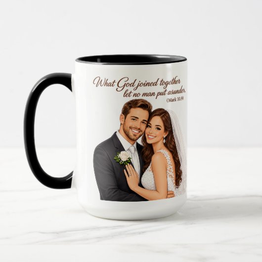 Mug Deux cœurs une chair (Gauche)